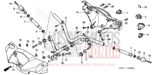 ROHRGRIFF/GRIFFABDECKUNG/SCHALTER (1) ANF1253 de 2003